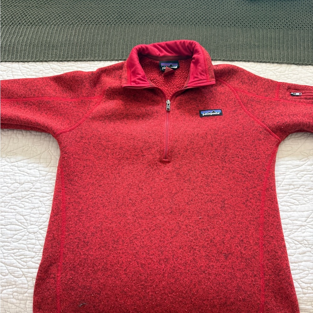 Patagonia Vibrant Red Fleece Pullover